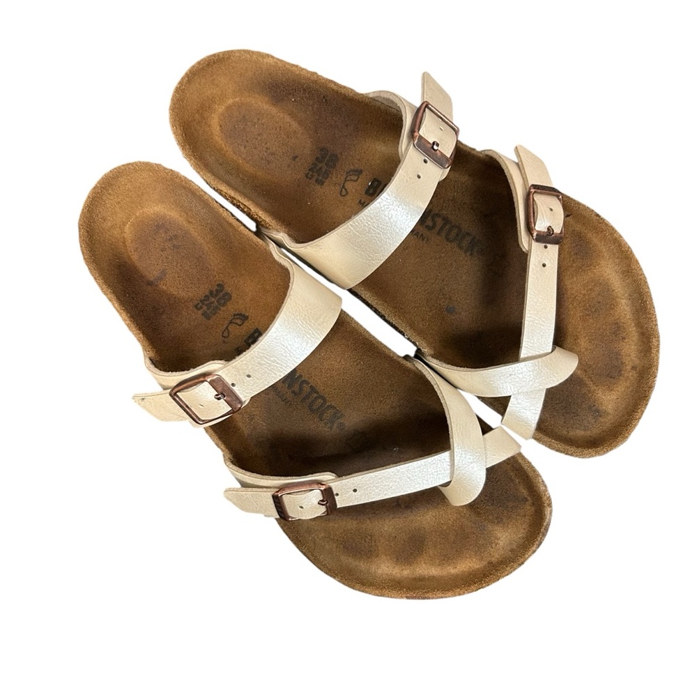 Birkenstock Mayari Sandals Sizr 38 Pearl